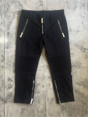 DSQUARED2 Biker Inserts Crop Trousers